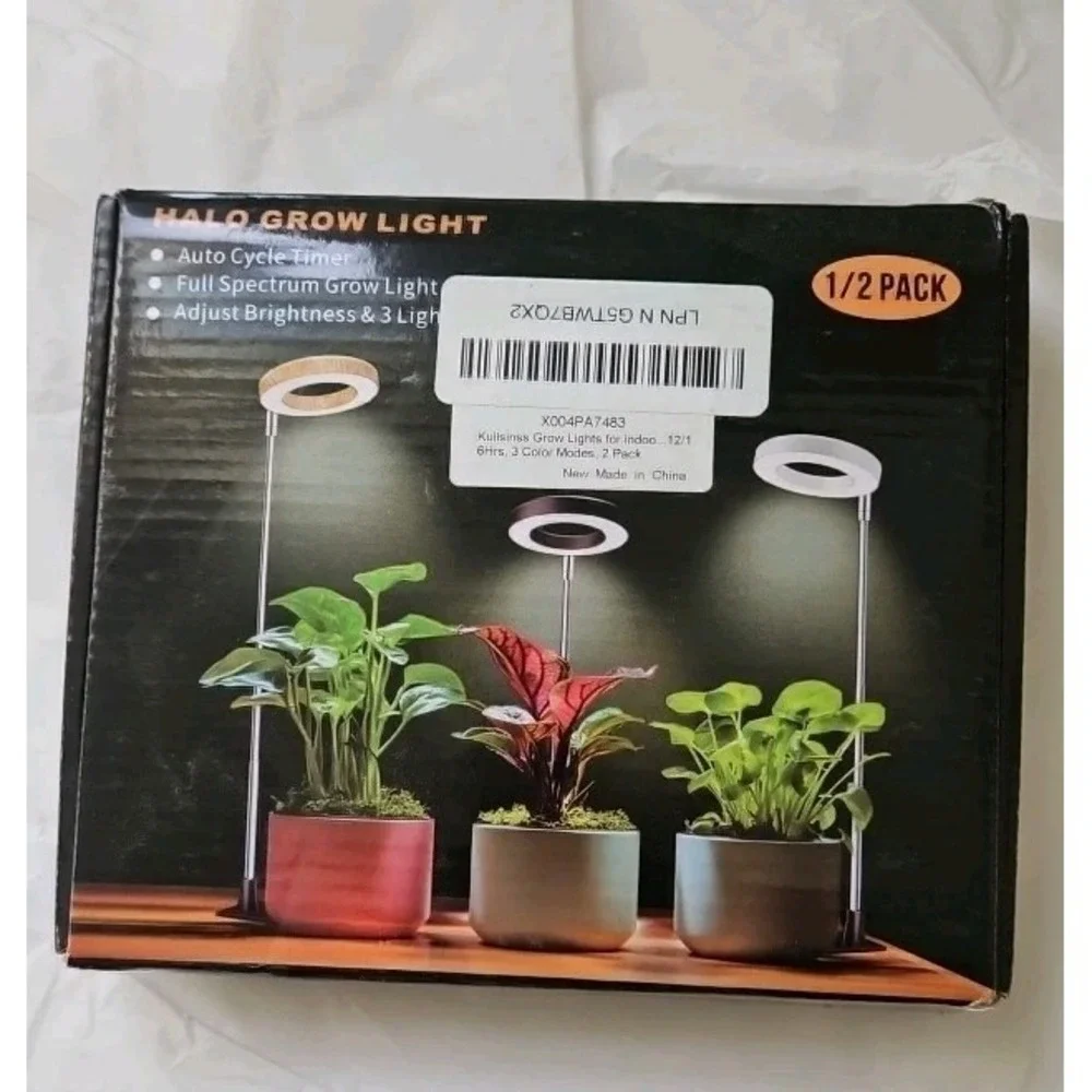 Grow Lights for Indoor Plants, Full Spectrum Plant Lights 6.5
